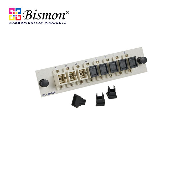 8-SC-Snap-in-adapter-Plate-Multi-mode-Full-set